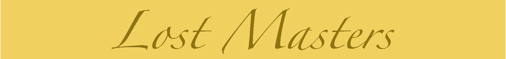 Linda Johnsen's Lost Masters Website